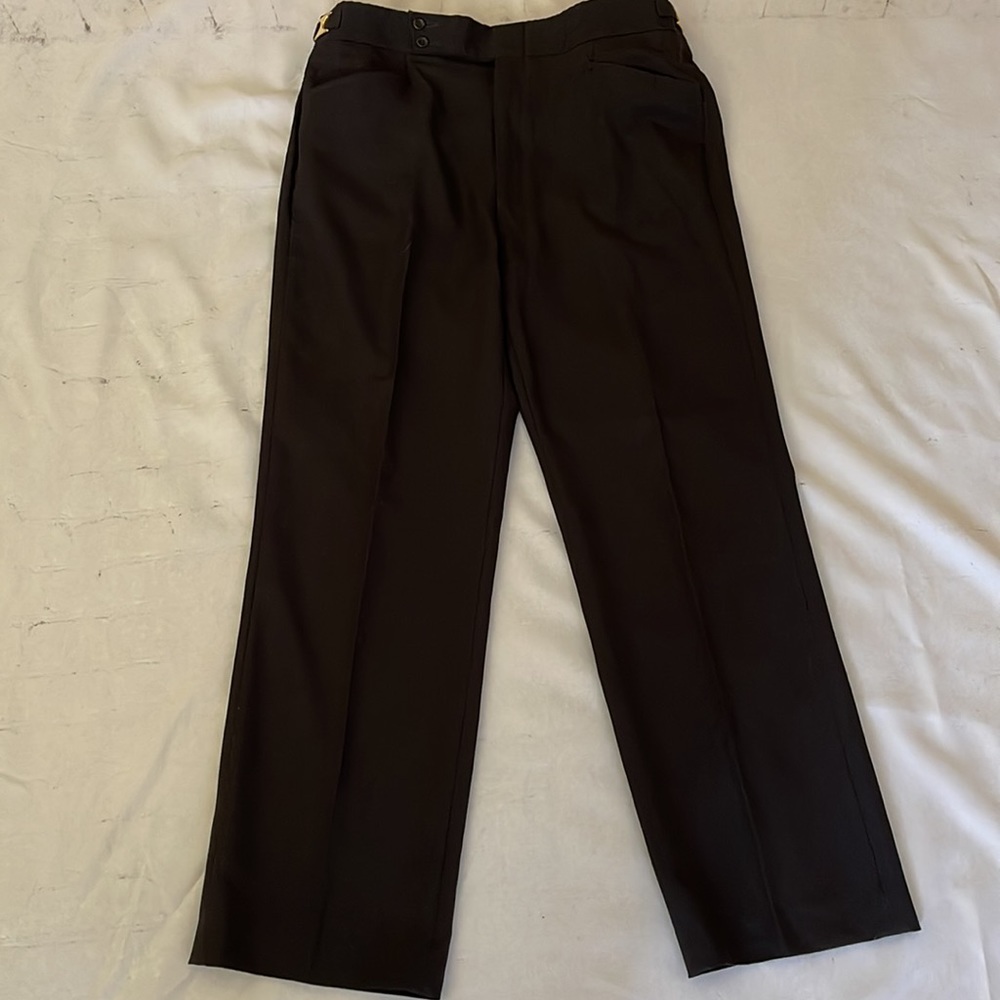 MENS Vintage Black Leisure Golf Pants sz 36